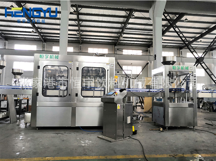 恒宇玻璃瓶沖灌封三合一灌裝機為節(jié)能減排添“新綠”